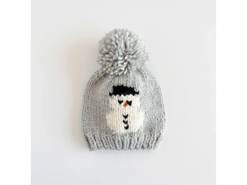 Figgy Friends Snowman Hat Knit Pom Beanie 2-5 year