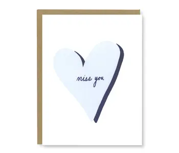 Miss You Card