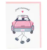 Smudge Ink Cool Cats Wedding Card