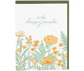Field of Flowers Wedding Card