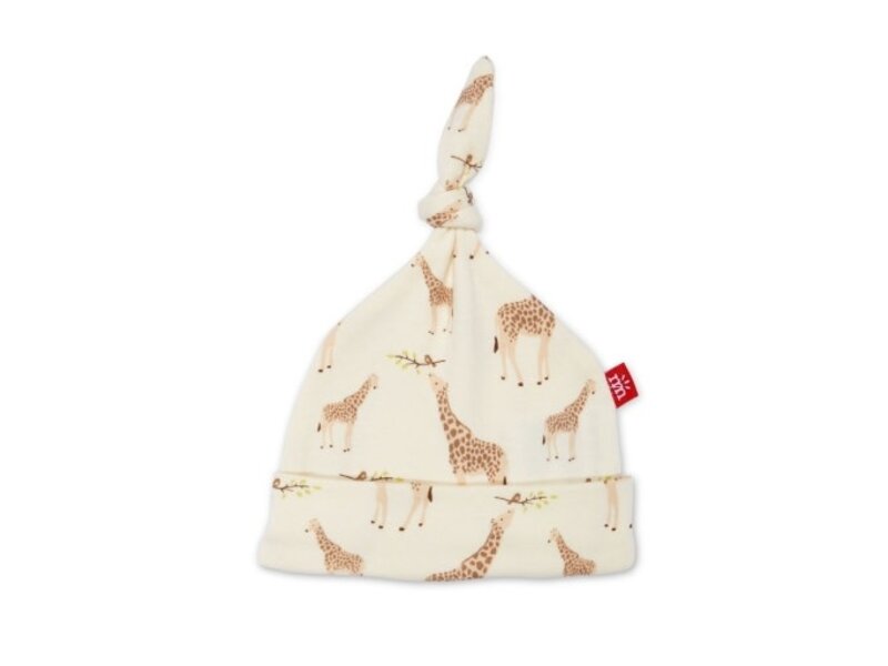 Magnetic  Me CREAM JOLIE GIRAFFE ORGANIC COTTON HAT