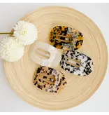 Tiny Gift Society Large Flat Claw Clip | Big Clip Energy Funny Flat Hair Claw