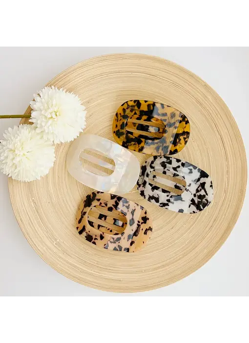 Large Flat Claw Clip | Big Clip Energy Funny Flat Hair Claw