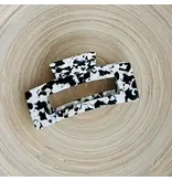 Tiny Gift Society Xxl Claw Clip | Big Clip Energy | Funny Thick Hair Claw Clip - Black & White