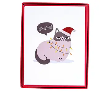 Grumpy Cat Mid-Sized Holiday Boxed Card