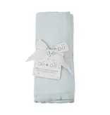 Ali + Oli Copy of Muslin Swaddle Blanket (Misty Sky)