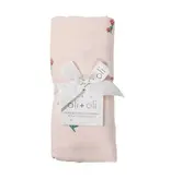 Ali + Oli Bamboo Muslin Swaddle Blanket (Petite Posies)