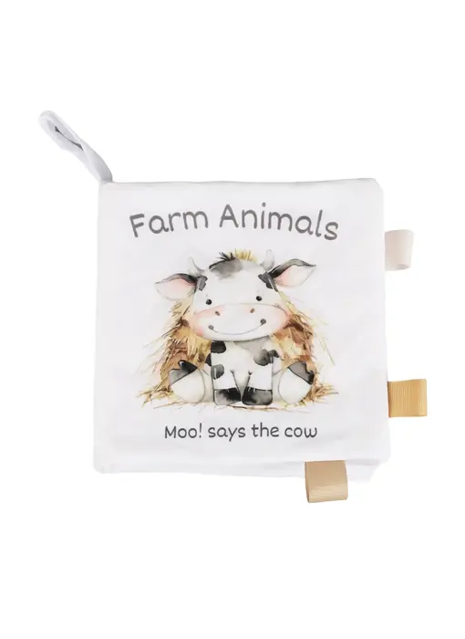 Farm Animals – 10-Page Crinkle Cloth Book For Toddlers