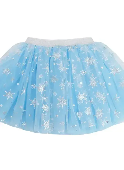 Blue Silver Sparkle Snowflake Tutu