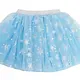 Blue Silver Sparkle Snowflake Tutu