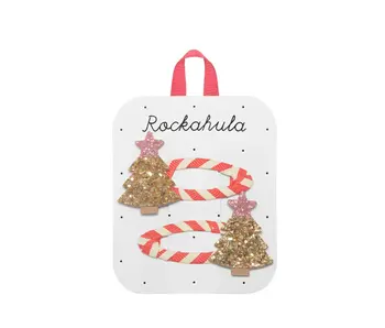 Stripy Christmas Tree Clips