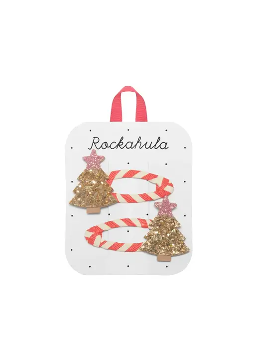 Stripy Christmas Tree Clips