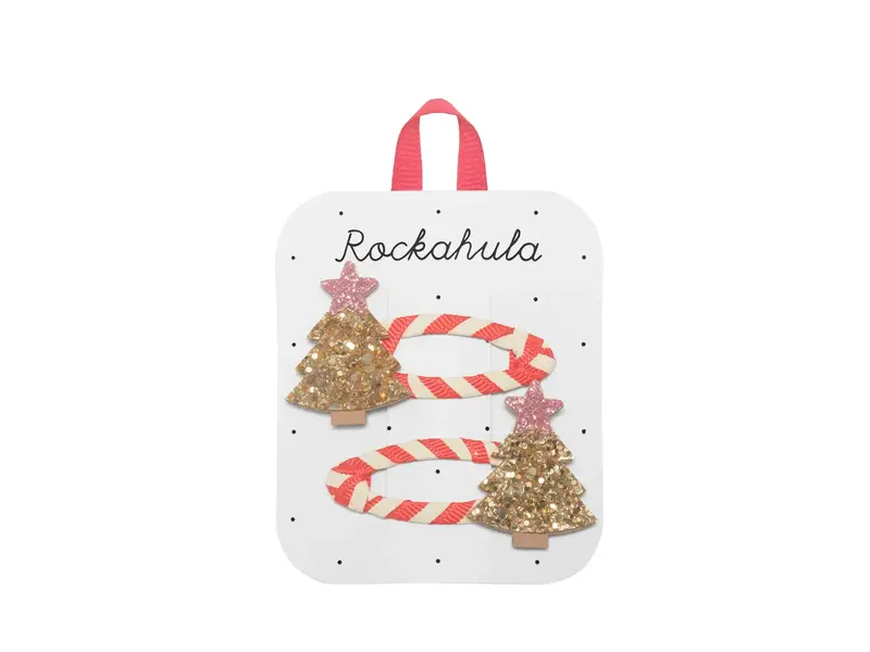 Rockahula Kids Stripy Christmas Tree Clips