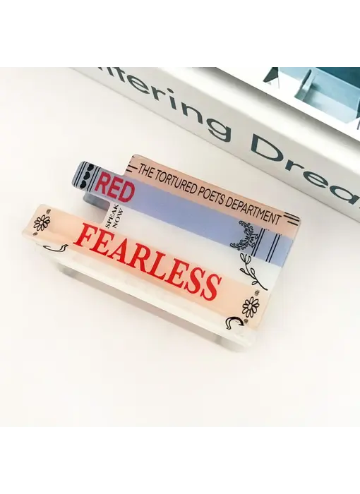 Book & Microphone Hair Clips, Cute Novelty Hair Claw Clip - Book A