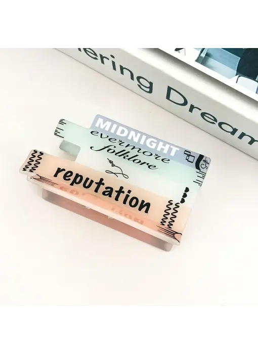 Book & Microphone Hair Clips, Cute Novelty Hair Claw Clip - Book B