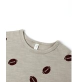 Rylee + Cru LLC TEE + PANT SET || FOOTBALLS