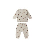 Rylee + Cru LLC TEE + PANT SET || FOOTBALLS