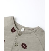 Rylee + Cru LLC HENLEY JUMPSUIT || FOOTBALL