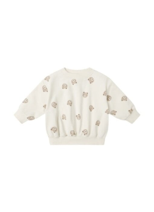 RELAXED SWEATSHIRT || BROWN BEAR