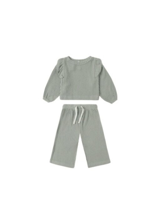 RUFFLE COZY SET || FERN