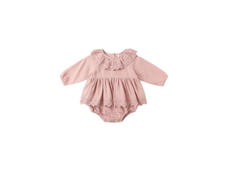 Rylee + Cru LLC THALIA ROMPER || ROSE