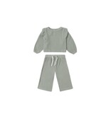 Rylee + Cru LLC RUFFLE COZY SET || FERN