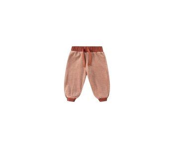 VELOUR RELAXED SWEATPANT || CANDY STRIPE