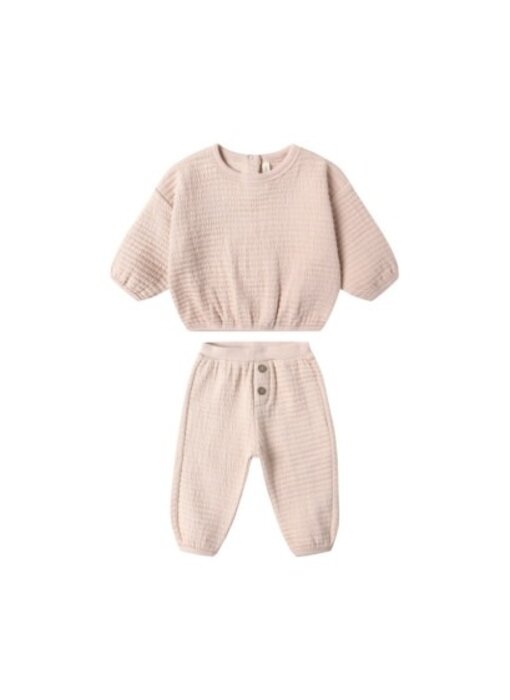 TEXTURED SWEAT SET || ANTIQUE