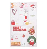 Graphique De France Groovy Christmas Holiday Gift Labels