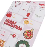 Graphique De France Groovy Christmas Holiday Gift Labels