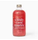 Wood Stove Kitchen Candy Cane Sparkle Cocktail & Mocktail Mixer, 16 Fl oz