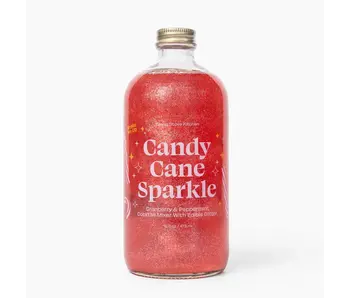 Candy Cane Sparkle Cocktail & Mocktail Mixer, 16 Fl oz