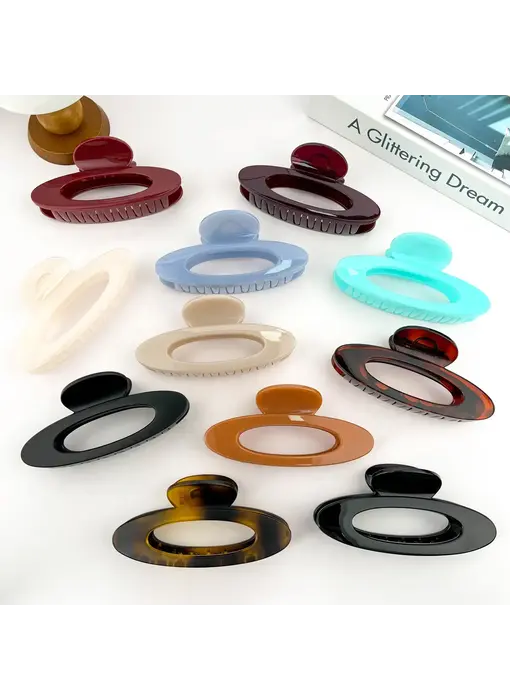 Ring Hollow Claw Clip, Large Classic Hair Clip