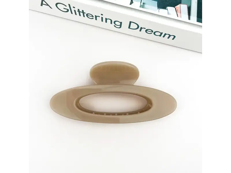 SoapElenGlen Ring Hollow Claw Clip, Large Classic Hair Clip