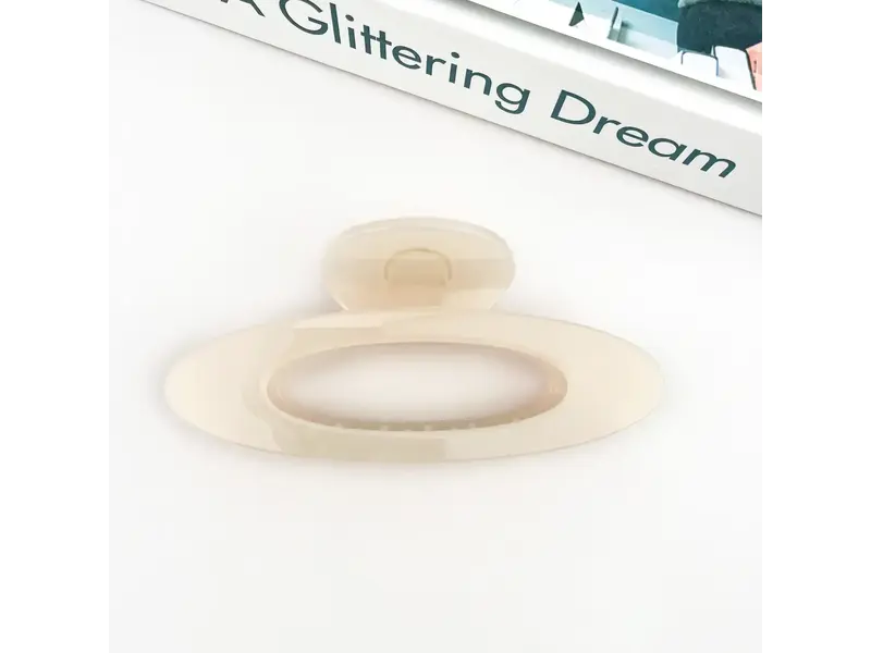 SoapElenGlen Ring Hollow Claw Clip, Large Classic Hair Clip