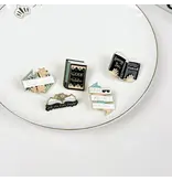 SoapElenGlen Book Brooch Badge