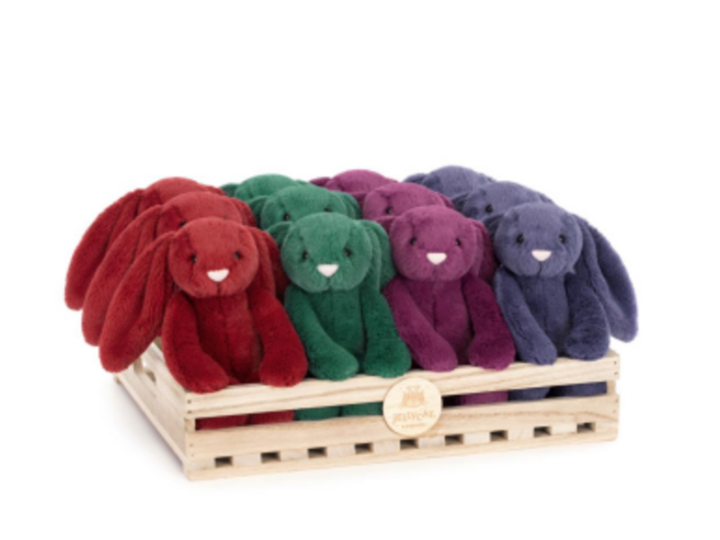 JellyCat Inc Bashful Christmas Bunny Assortment - Teal