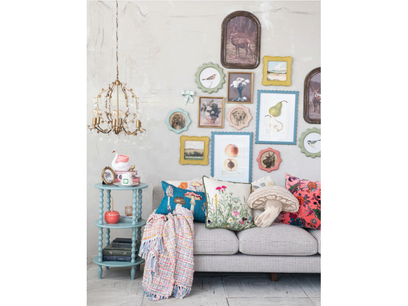 Creative Co-OP Wood Framed Vintage Reproduction Wall Décor, 2 Styles