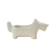 Stoneware Scottie Dog Shaped Dish/Spoon Holder, White