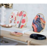 Creative Co-OP Brass & Glass Framed Standing Art/Photo Frame, 4 Styles