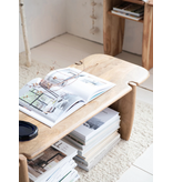 Creative Co-OP Mango Wood Coffee Table, Bleached