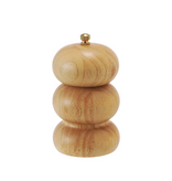 Creative Co-OP Rubberwood Salt/Pepper Mill, Natural
