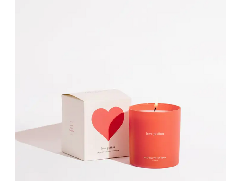 brooklyn candle studio Love Potion Limited Edition Red Glass Candle