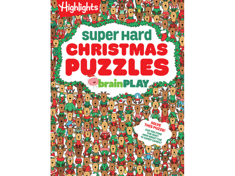 Random House brainPLAY Super Hard Christmas Puzzles
