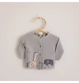 Viverano Organics Animal Safari Embroidered Cardigan