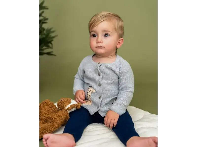 Viverano Organics Animal Safari Embroidered Cardigan