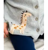 Viverano Organics Animal Safari Embroidered Cardigan