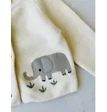 Viverano Organics Animal Safari Embroidered Cardigan