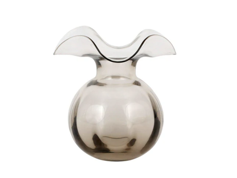 Vietri Incorporated Hibiscus Glass Gray Bud Vase