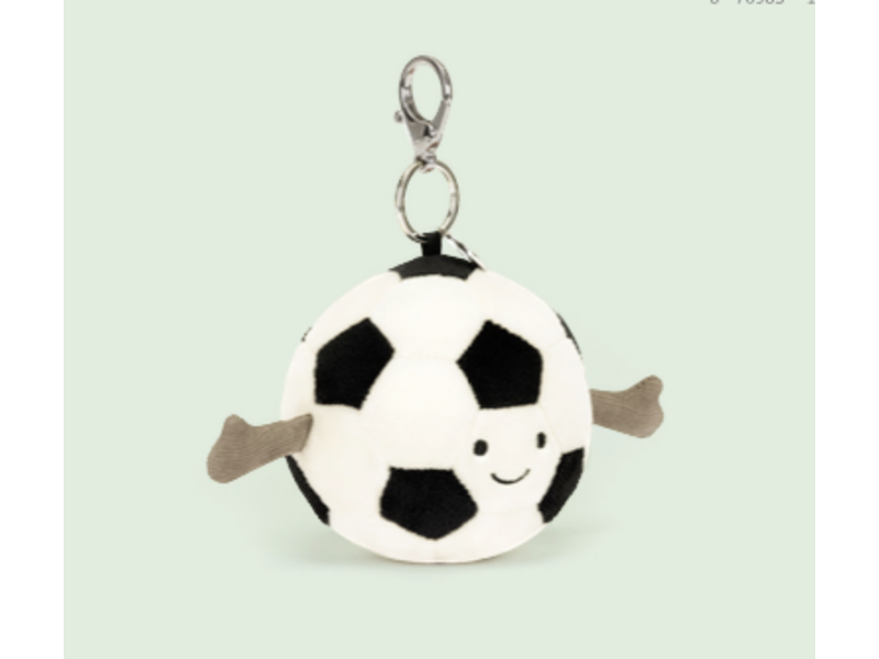 JellyCat Inc Amuseables Sports Soccer Bag Charm